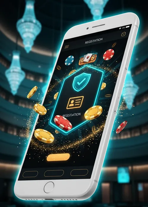 Highflybet Casino registration form on a mobile phone showing account creation steps